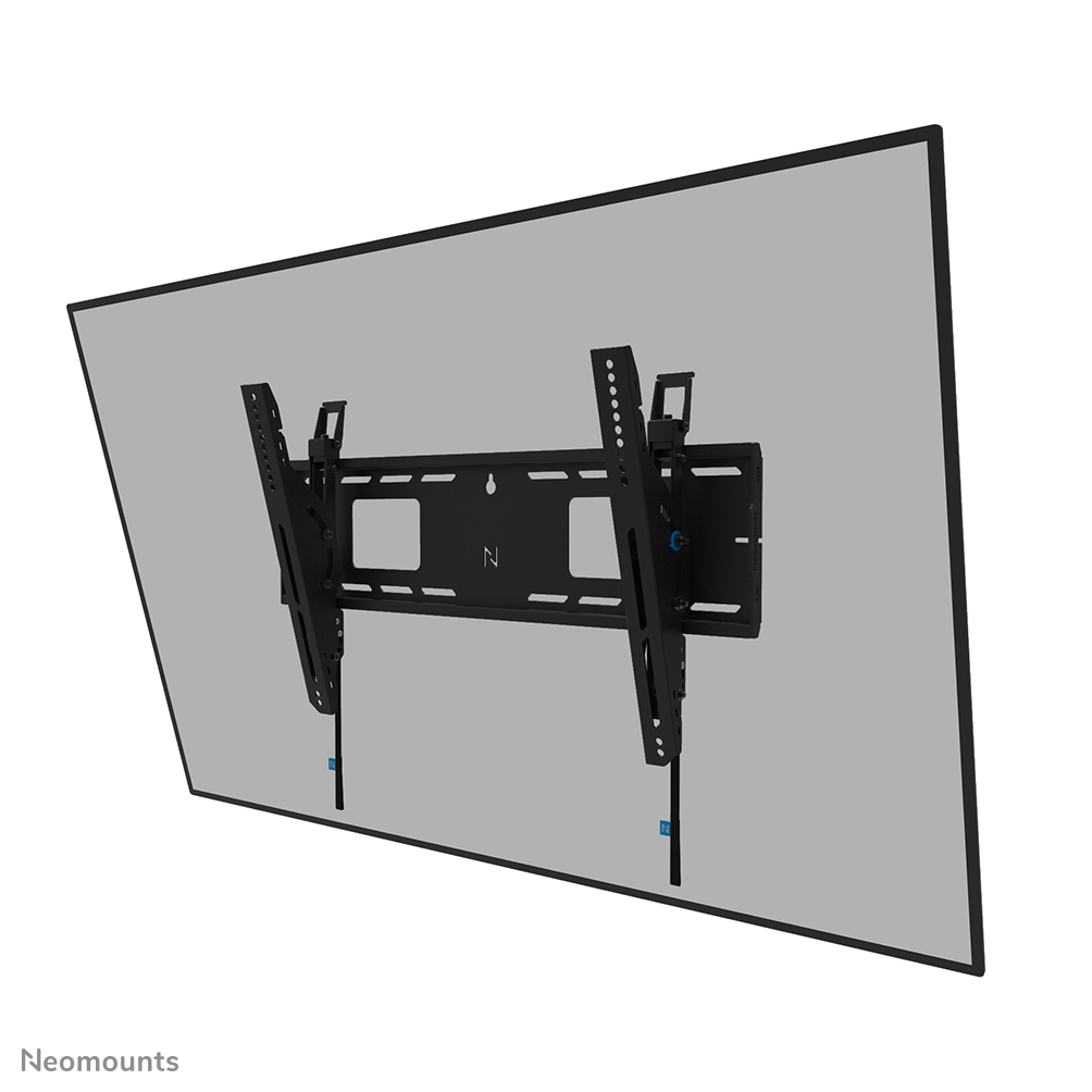 Neomounts LEVEL-750 WL35-750BL16 Support mural inclinable robuste pour écran 42-86" - max 125 kg - VESA 100x100-600x400 - p9,3 cm - ajustement du niveau - verrouillable (cadenas non inclus) - TÜV - installation rapide - Tilt Guard