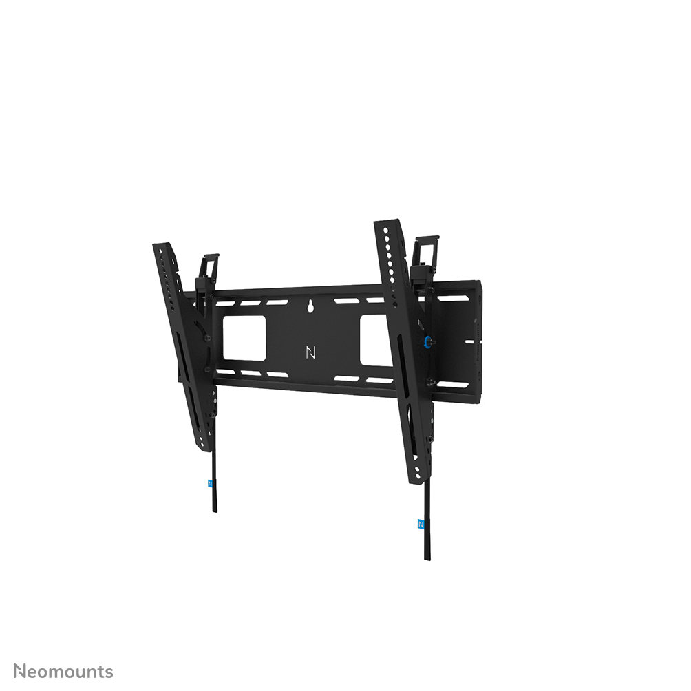 Neomounts LEVEL-750 WL35-750BL16 Support mural inclinable robuste pour écran 42-86" - max 125 kg - VESA 100x100-600x400 - p9,3 cm - ajustement du niveau - verrouillable (cadenas non inclus) - TÜV - installation rapide - Tilt Guard