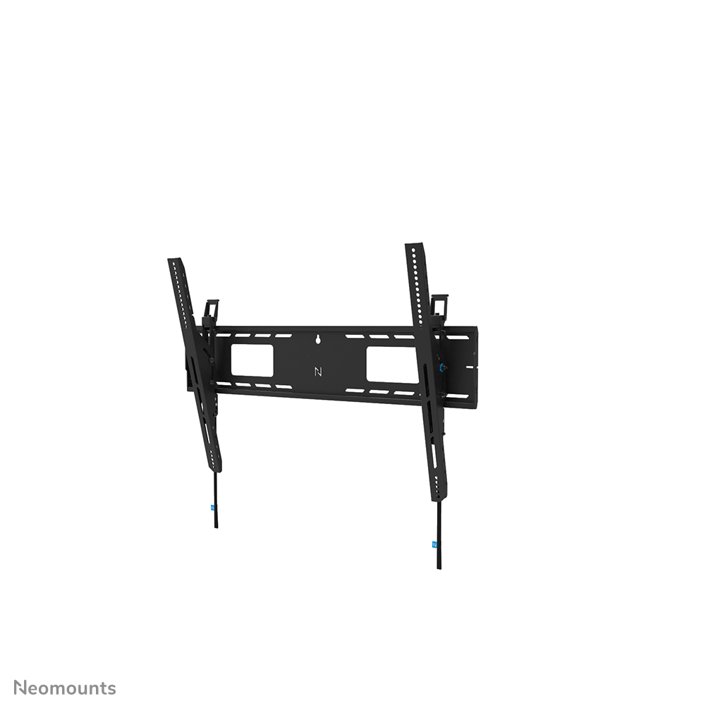 Neomounts LEVEL-750 WL35-750BL18 Support mural inclinable robuste pour écran 43-98" - max 125 kg - VESA 100x100-800x600 - p9,3 cm - ajustement du niveau - verrouillable (cadenas non inclus) - TÜV - installation rapide - Tilt Guard