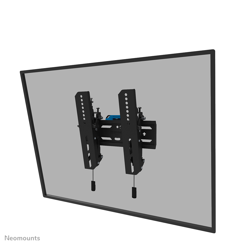 Neomounts LEVEL-850 WL35S-850BL12 Support mural inclinable pour écran 24-65" - max 40 kg - VESA 75x75-200x200 - p3,5 cm - ajustement du niveau - verrouillable (avec vis de sécurité, sans cadenas) - installation rapide - gabarit de fixation inclus