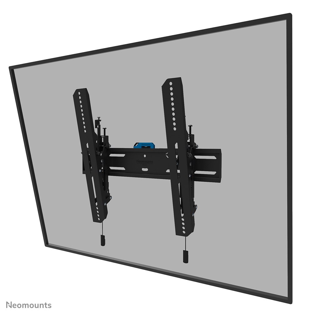 Neomounts LEVEL-850 WL35S-850BL14 Support mural inclinable pour écran 32-75" - max 50 kg - VESA 100x100-400x400 - p3,5 cm - ajustement du niveau - verrouillable (avec vis de sécurité, sans cadenas) - installation rapide - gabarit de fixation inclus