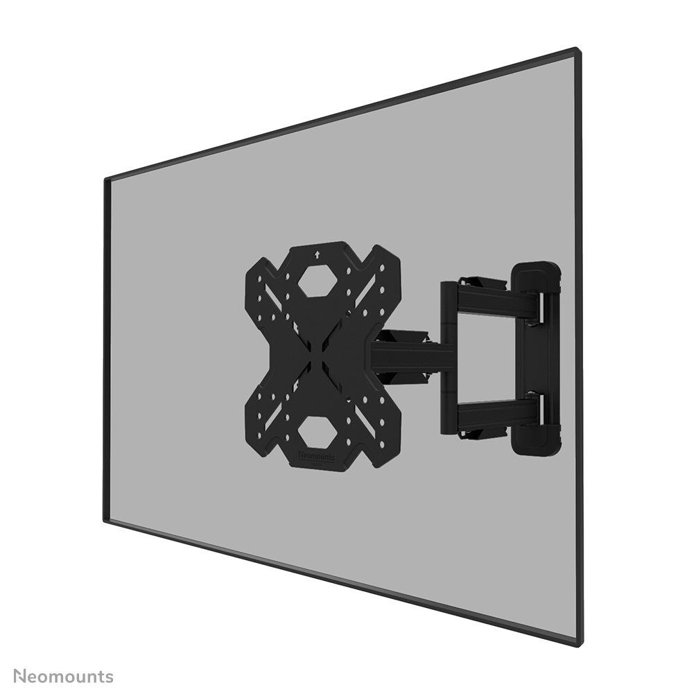 Neomounts LEVEL-850 WL40S-850BL12 Support mural pour écran 32-55" - à orientable - max 40 kg - VESA 100x100-200x200 - p4,7-55,5 cm - ajustement du niveau - Modèle à installation rapide - gabarit de fixation inclus - noir