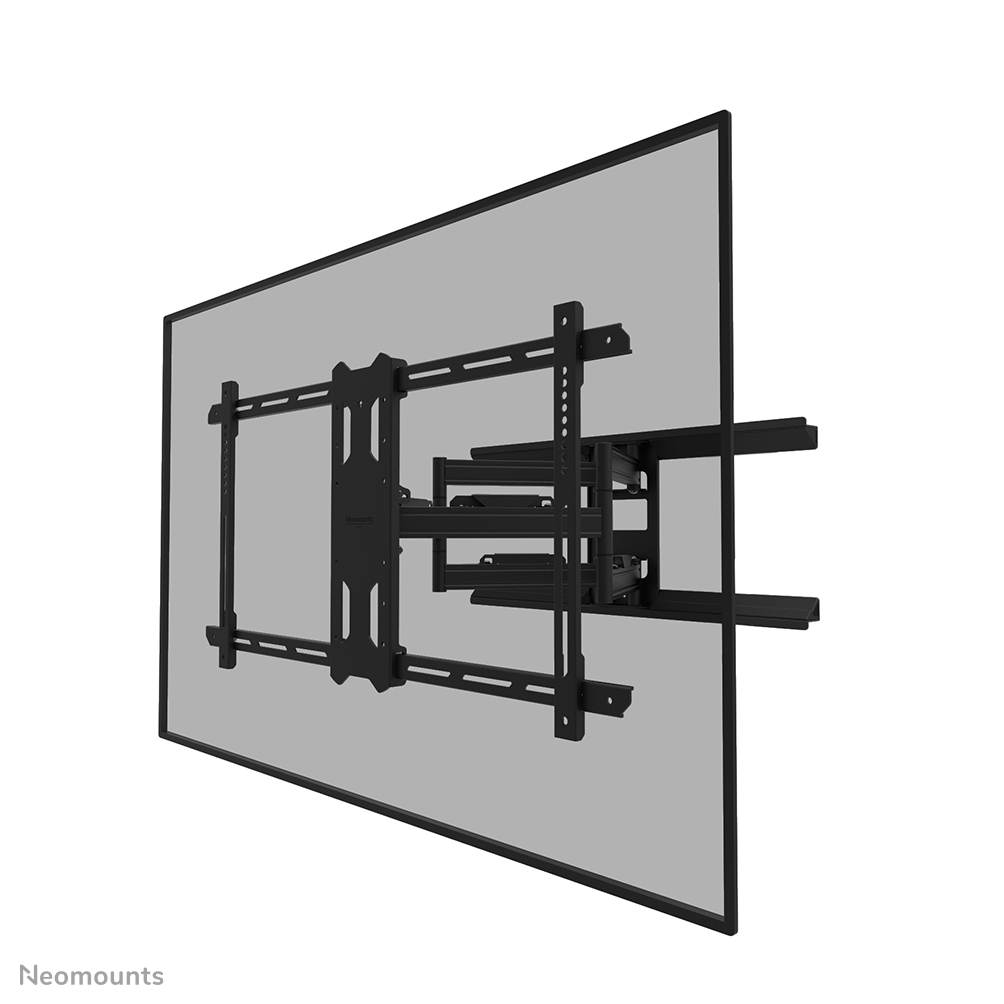 Neomounts LEVEL-850 WL40S-850BL18 Support mural pour écran 43-86" - à orientable- max 60 kg - VESA 200x100-800x400 - p5-61 cm - ajustement du niveau - Modèle à installation rapide - gabarit de fixation inclus - noir