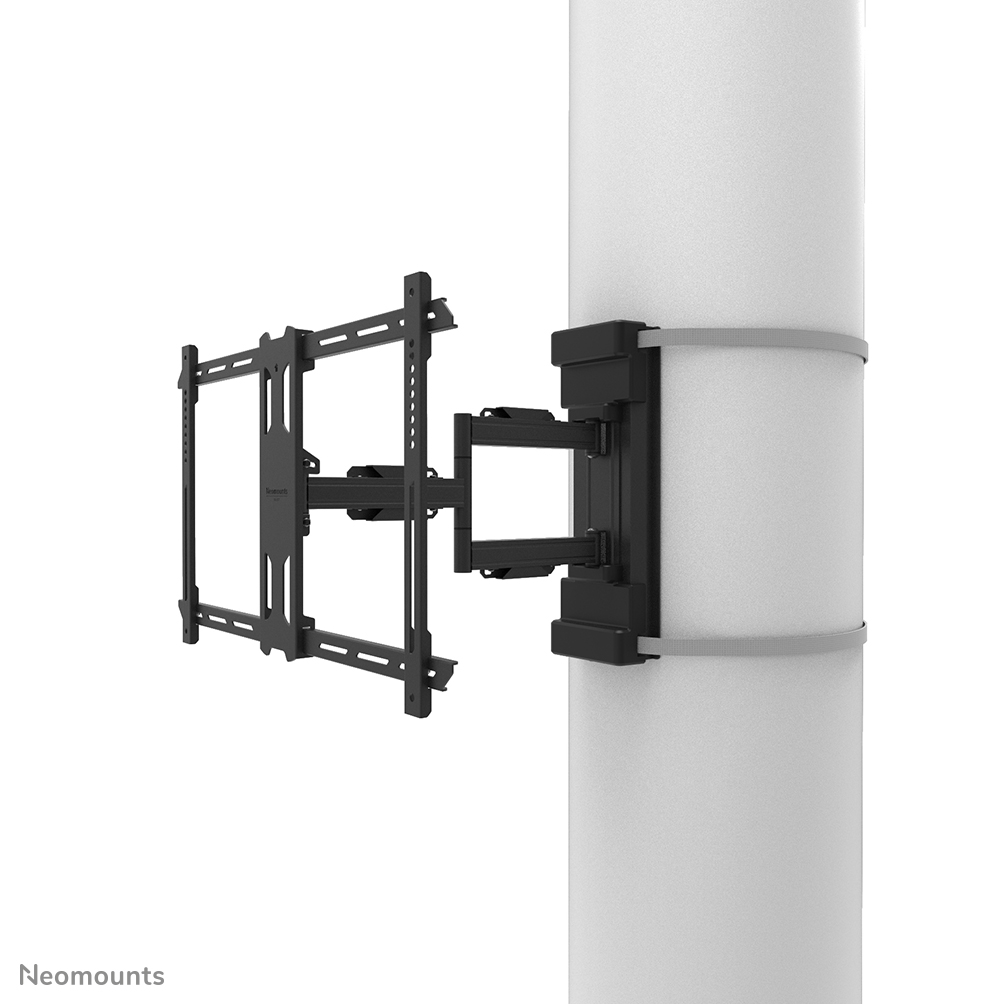 Neomounts WL40S-910BL16 Support de pilier orientable pour écran 40-70" - max 45 kg - VESA 200x100-600x400 - adapté pour Ø 25-100 cm - p8,2-59 cm - ajustement du niveau - noir