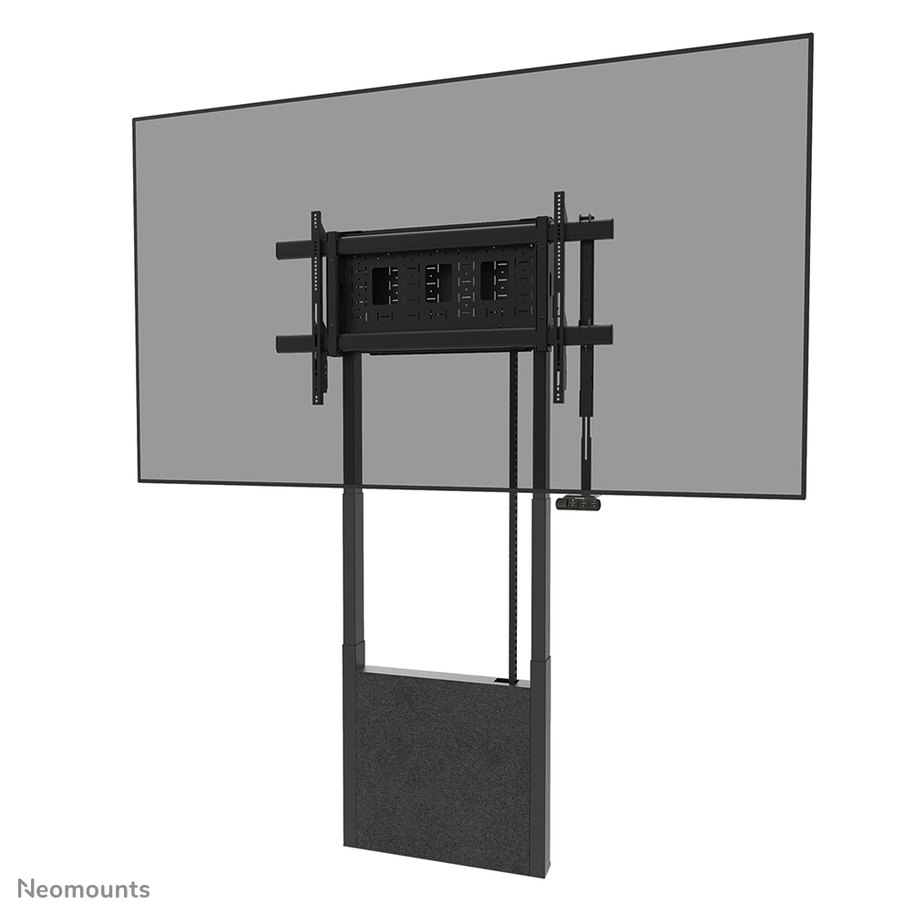 Neomounts MOVE Lift X WL55-885BL1 Support sol-mur - 65-105" - max 120 kg - réglage motorisé de la hauteur 112-212 cm - 50 mm/sec - VESA 200x200-1000x600 - verrouillable - noir