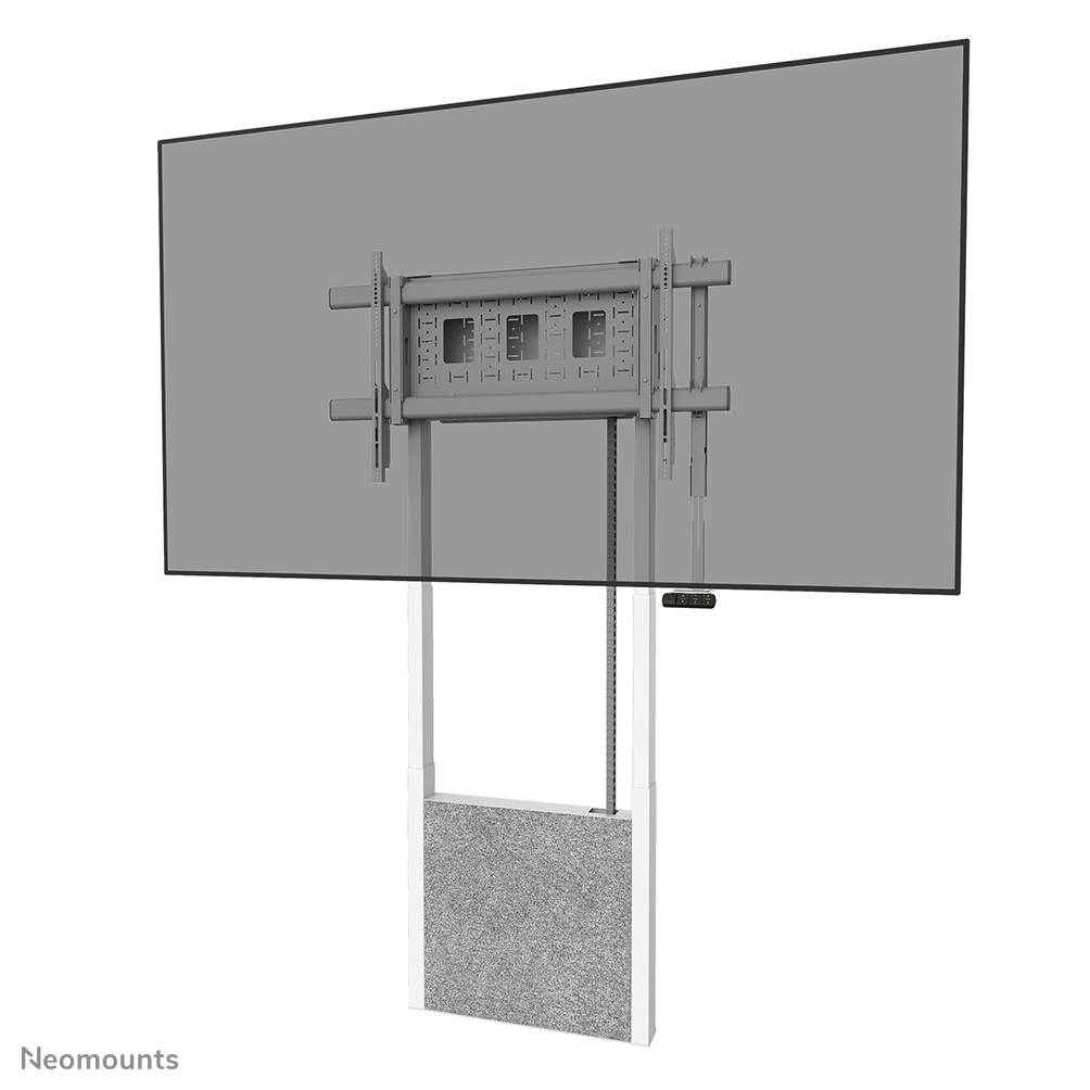 Neomounts MOVE Lift X WL55-885WH1 Support sol-mur - 65-105" - max 120 kg - réglage motorisé de la hauteur 112-212 cm - 50 mm/sec - VESA 200x200-1000x600 - verrouillable - blanc