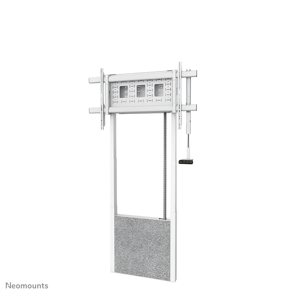 Neomounts MOVE Lift X WL55-885WH1 Support sol-mur - 65-105" - max 120 kg - réglage motorisé de la hauteur 112-212 cm - 50 mm/sec - VESA 200x200-1000x600 - verrouillable - blanc